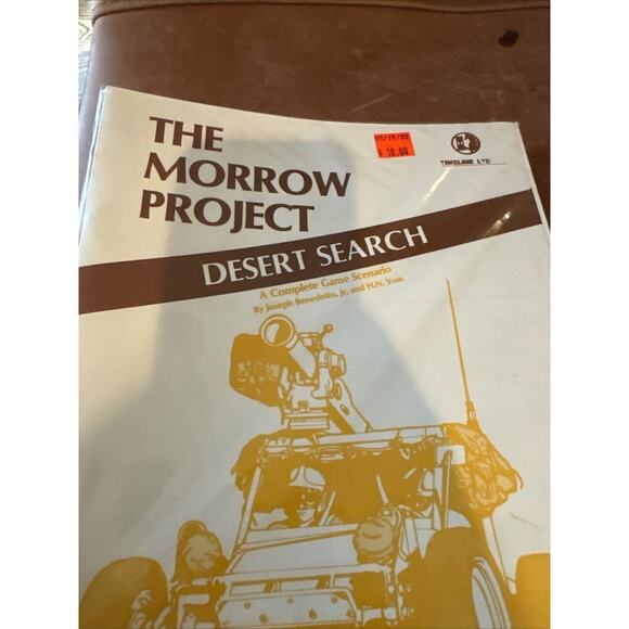 THE MORROW PROJECT "DESERT SEARCH" MORROW PROJECT FILE : R-007 circa 1986 New - Picture 2 of 10